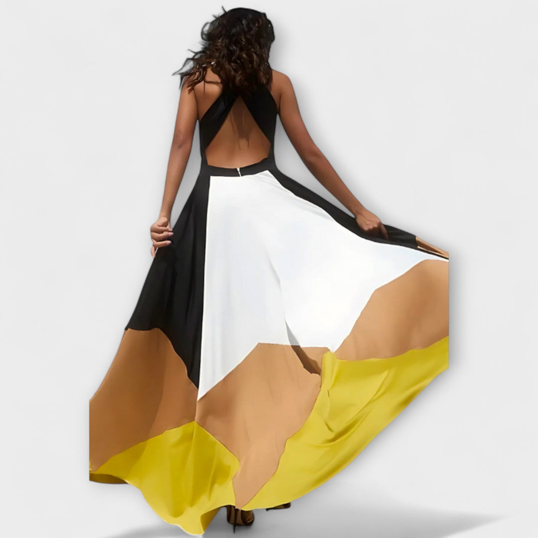 Nava - Robe longue à dos nu