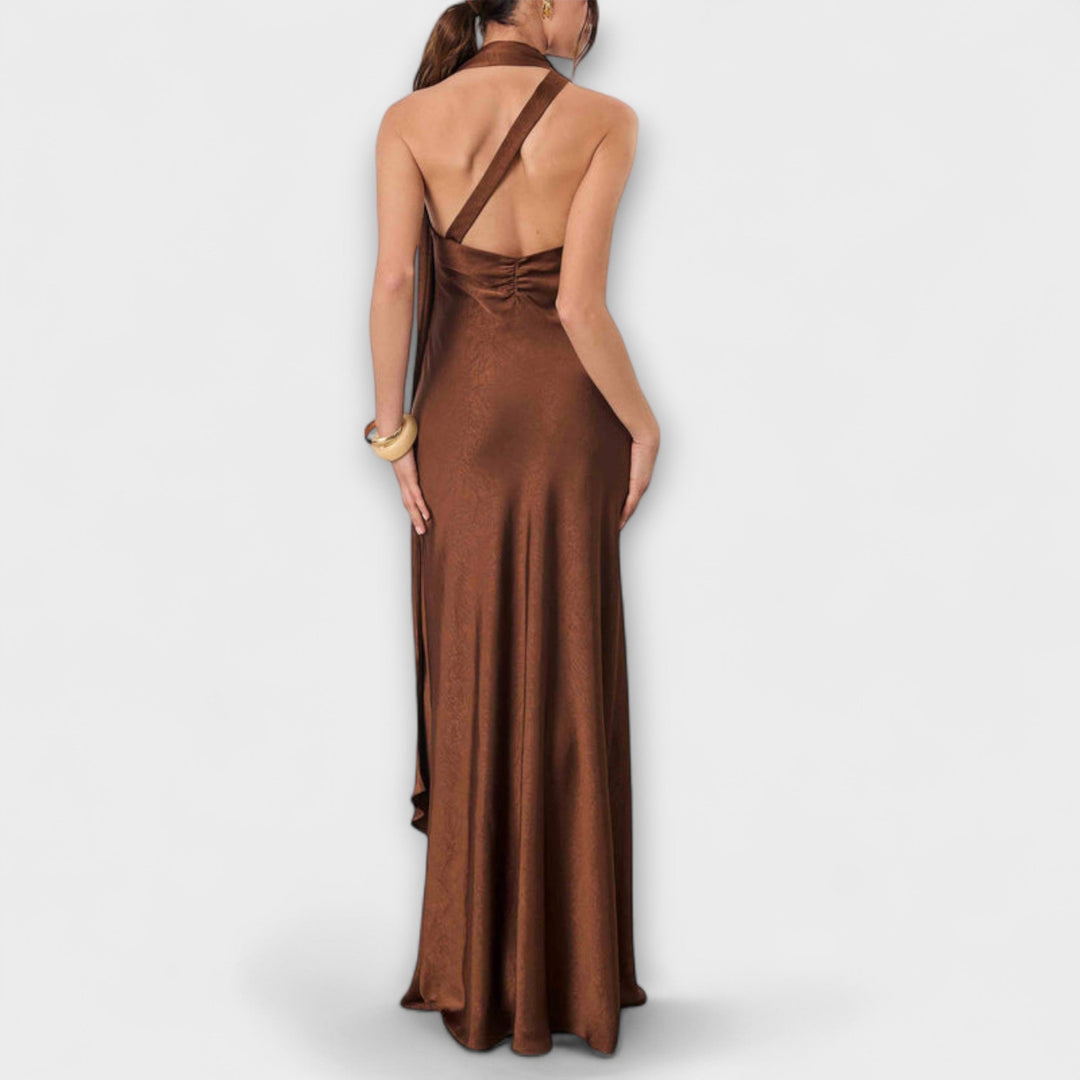 Azura - Robe Maxi Chic en Satin
