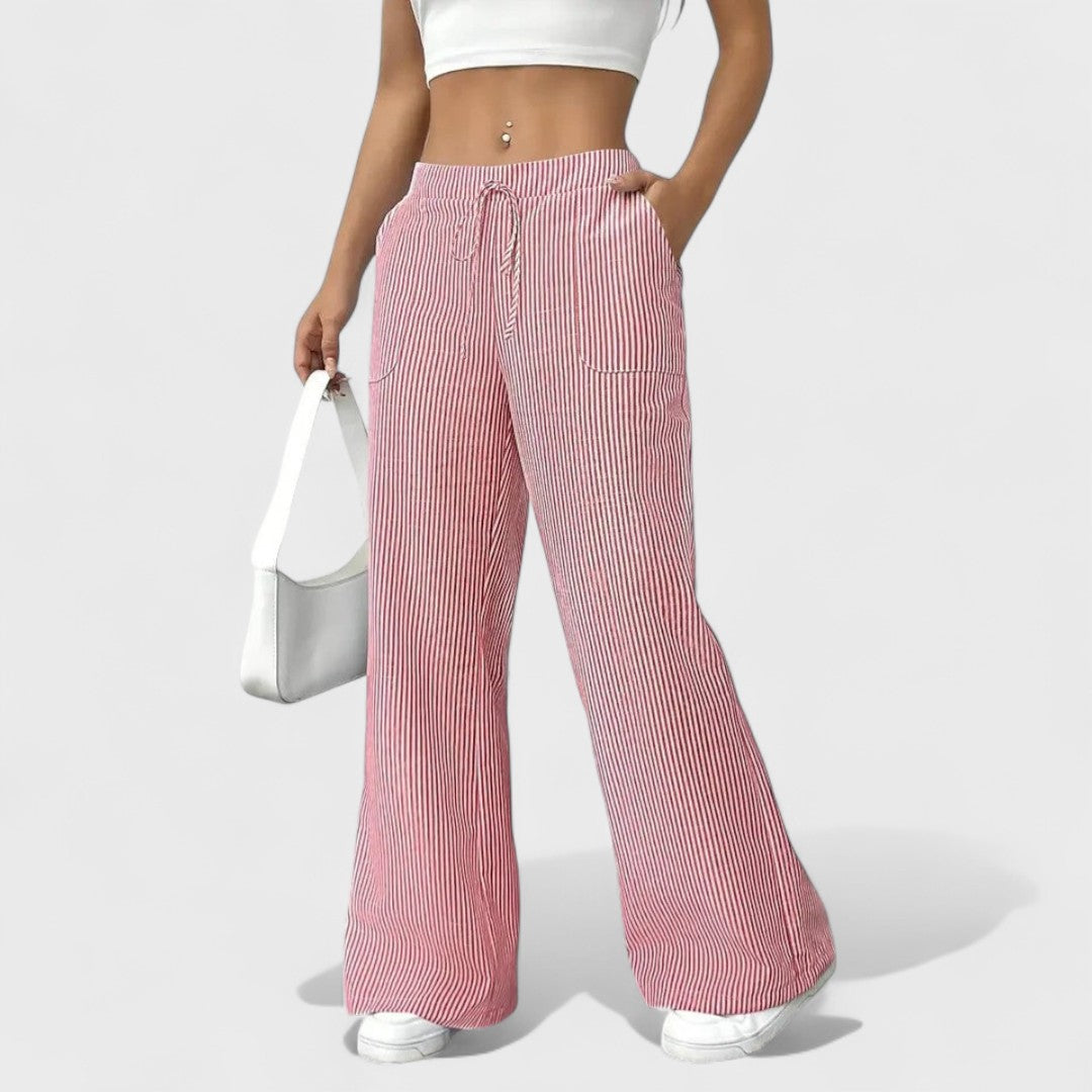 Dominique - Pantalon Large Confortable