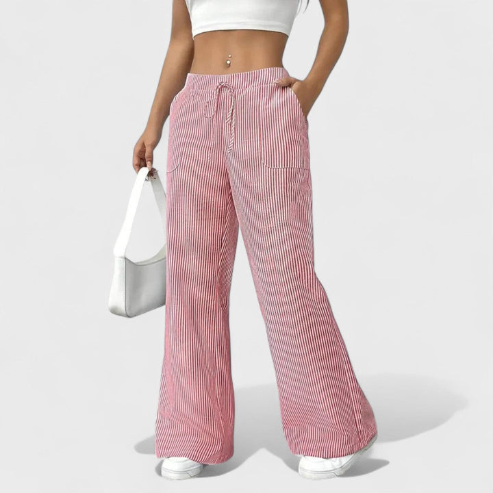 Dominique - Pantalon Large Confortable