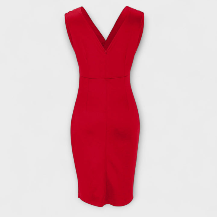 Desi - Robe à décolleté en V et fente