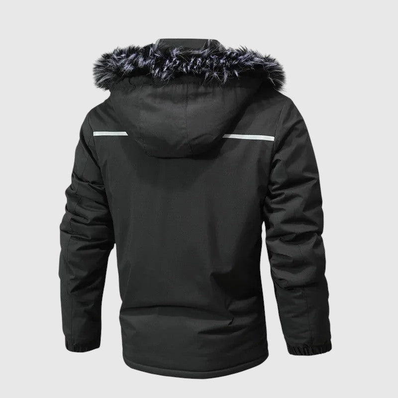 Marek – Veste matelassée avec capuche et détails fonctionnels