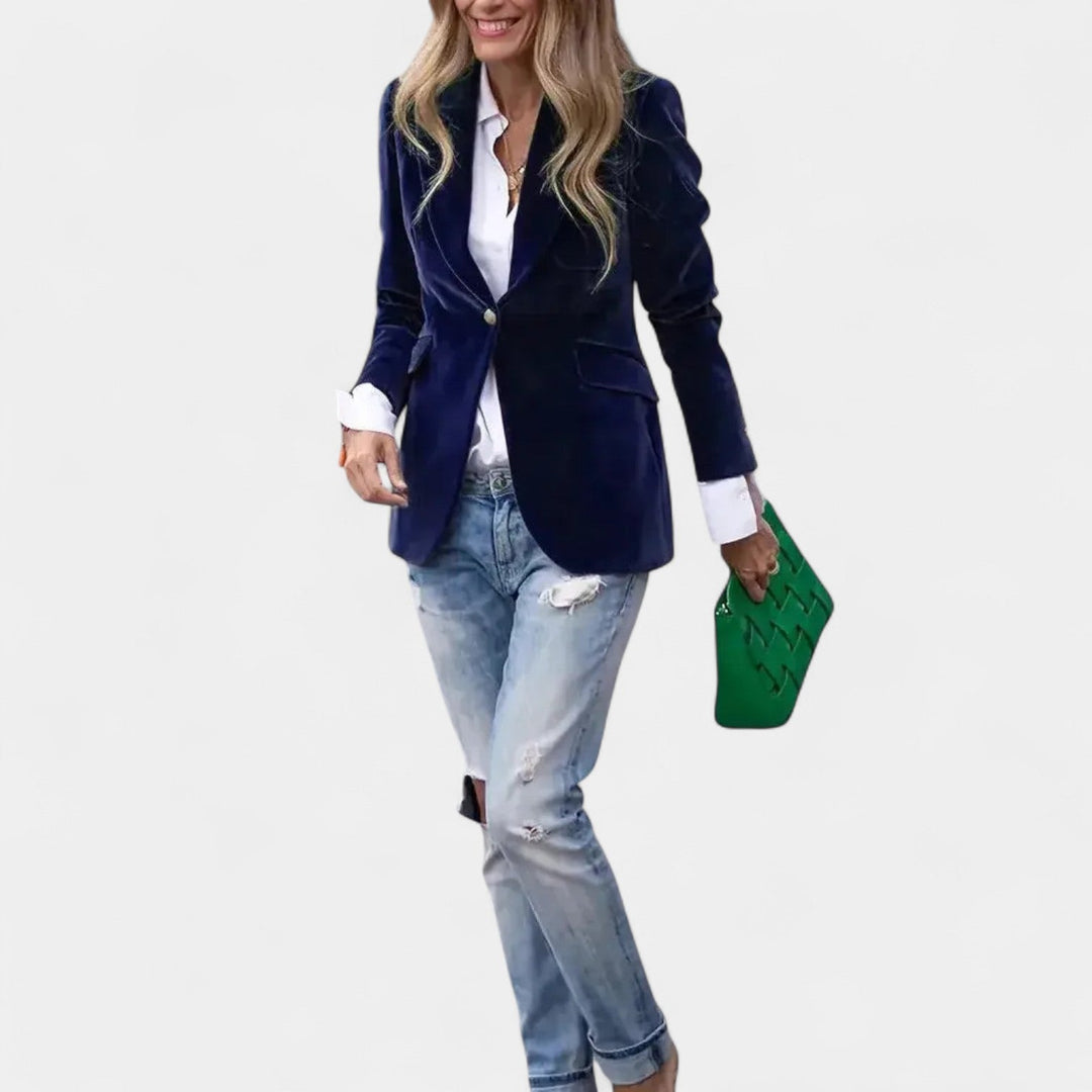 Andrea – Veste en velours
