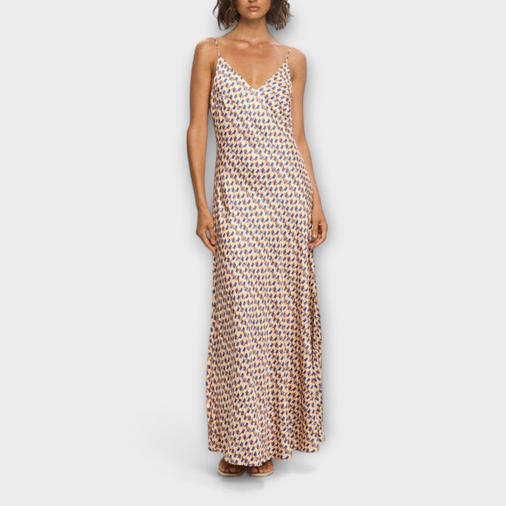 Tove - Robe maxi stylée avec imprimé géométrique
