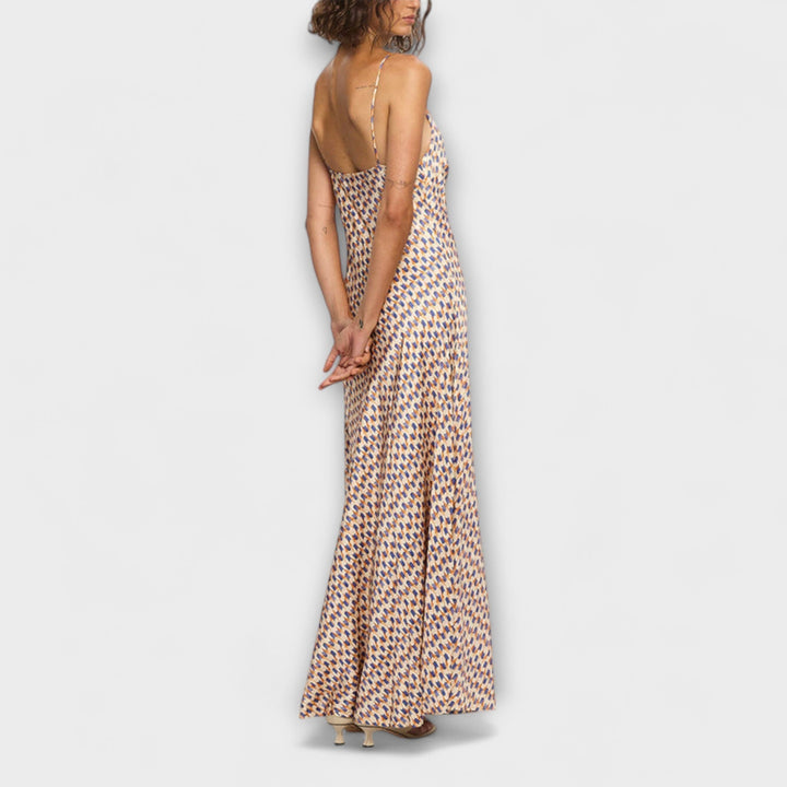 Tove - Robe maxi stylée avec imprimé géométrique