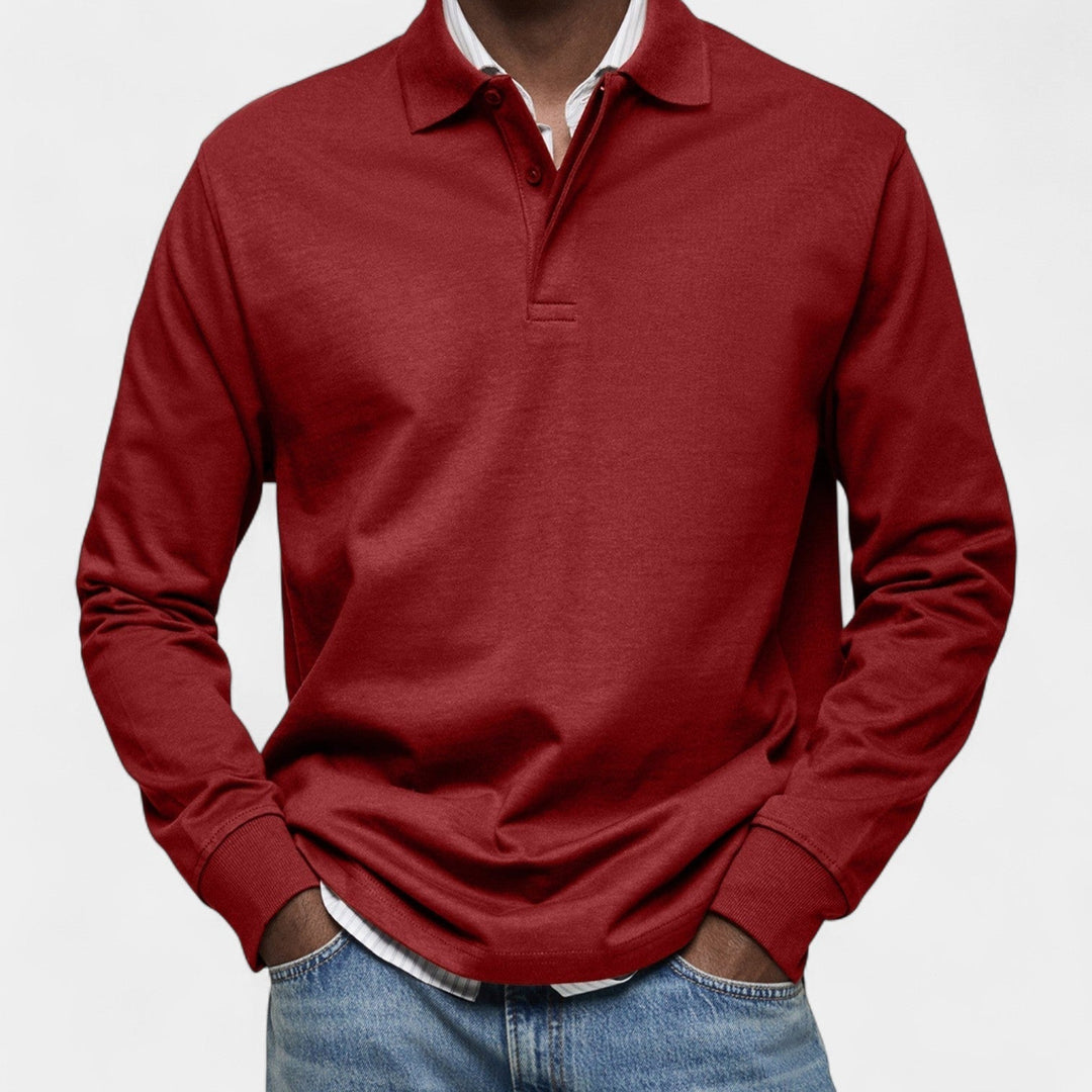 Tomáš – Polo élégant pour homme à manches longues