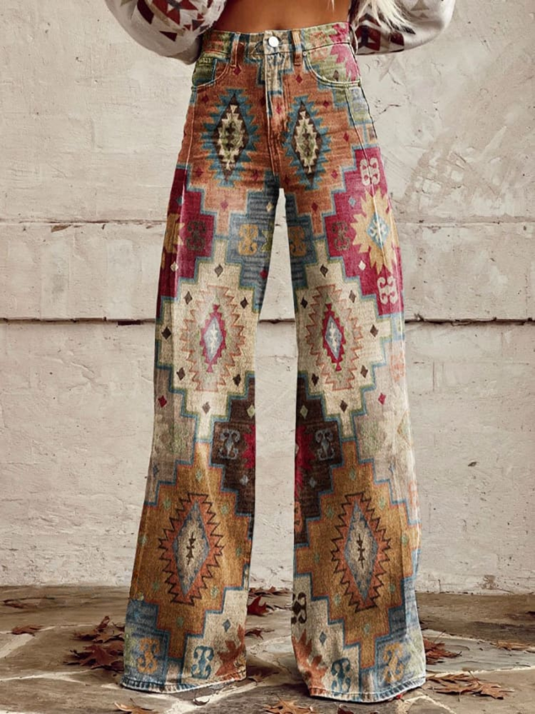 Radka - Pantalons rétro élégants