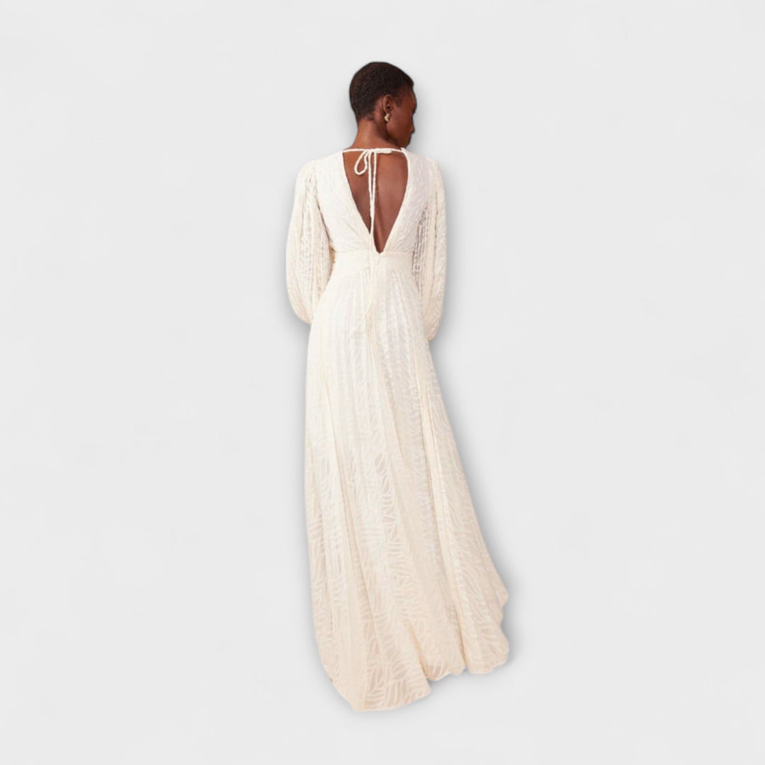 Elsa - Robe Maxi Crème d'Allegory