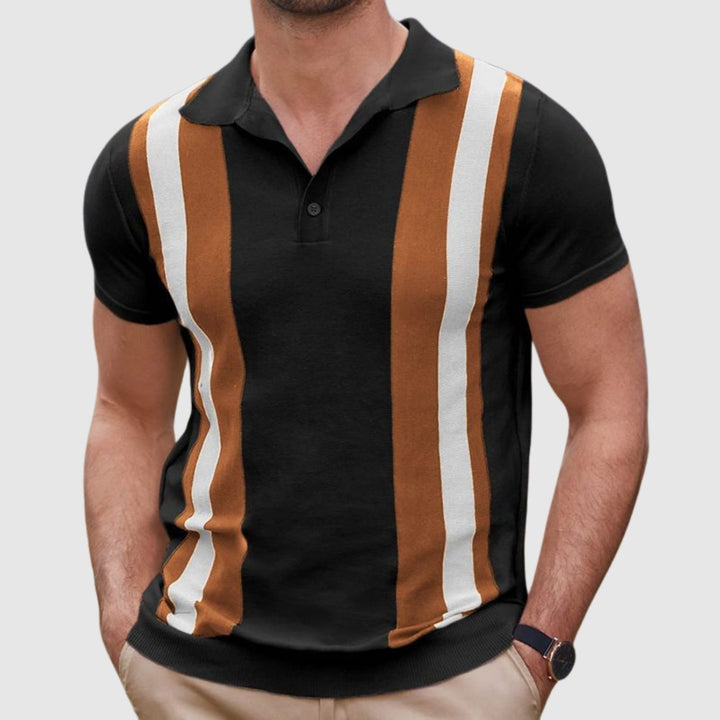 Libuše – Polo T-shirt avec des détails contrastés