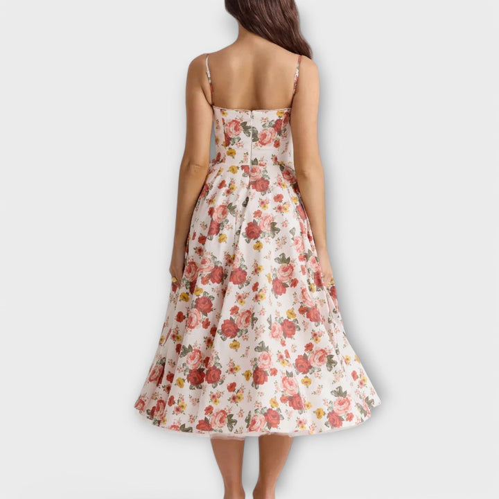 Mélie – Robe d'été légère avec détail de corset