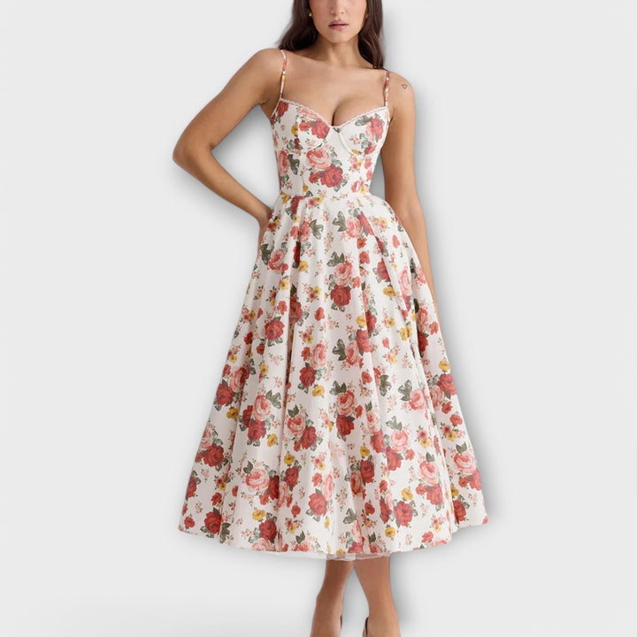 Mélie – Robe d'été légère avec détail de corset