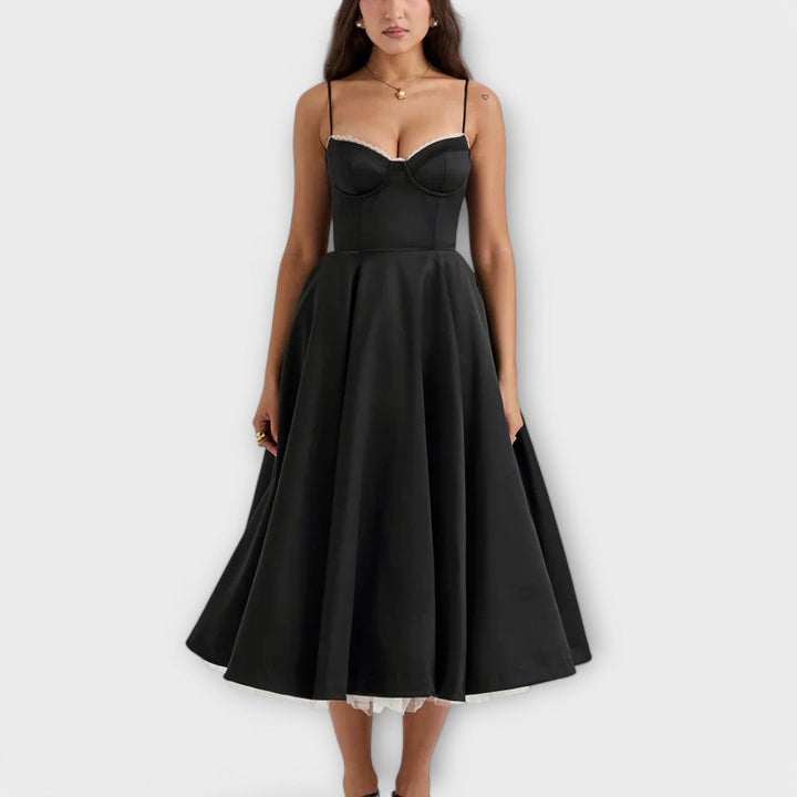 Mélie – Robe d'été légère avec détail de corset
