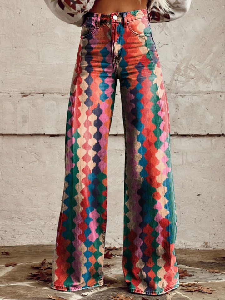 Monika - Pantalons bohèmes élégants