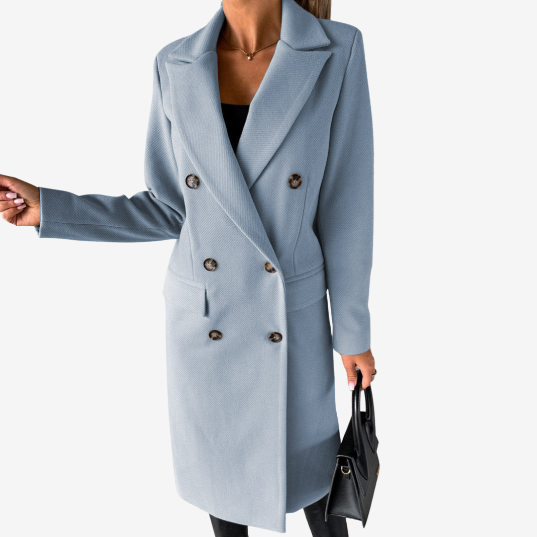 Rosella™ Manteau Long et Élégant