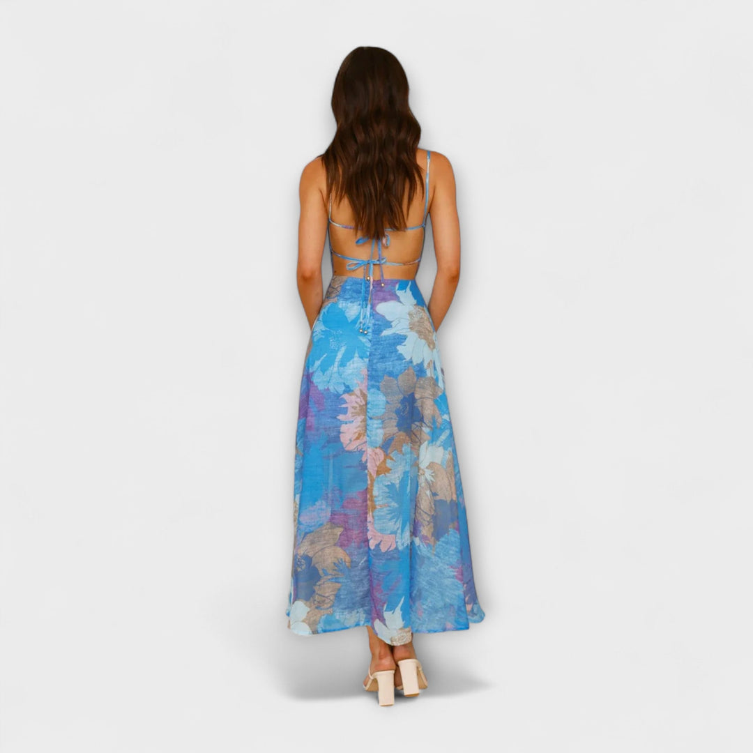 Audrey - Robe à imprimé floral pour femmes - Élégante et attrayante