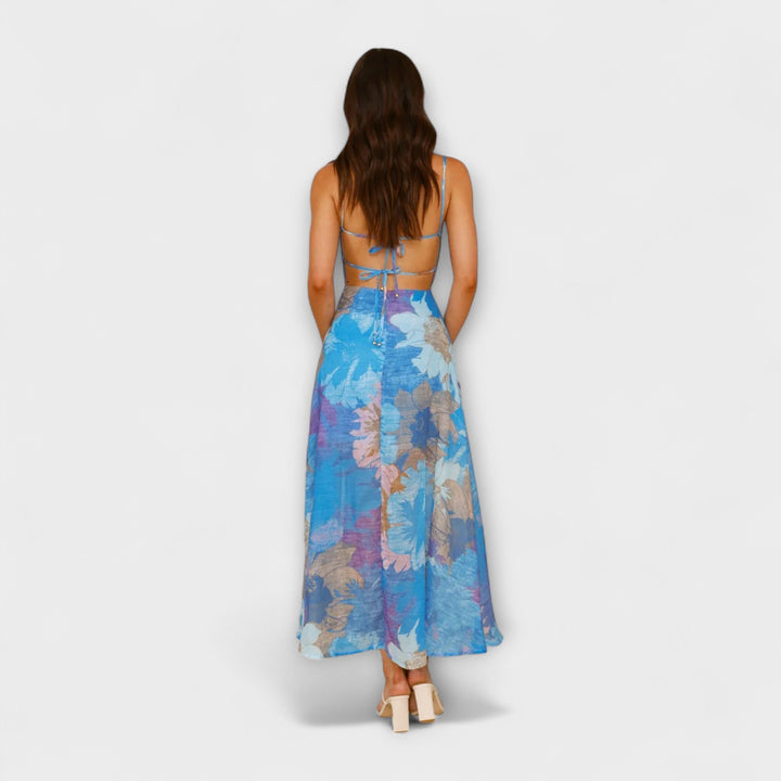 Audrey - Robe à imprimé floral pour femmes - Élégante et attrayante