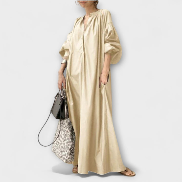 Gerhilde – Robe Midi Élégante