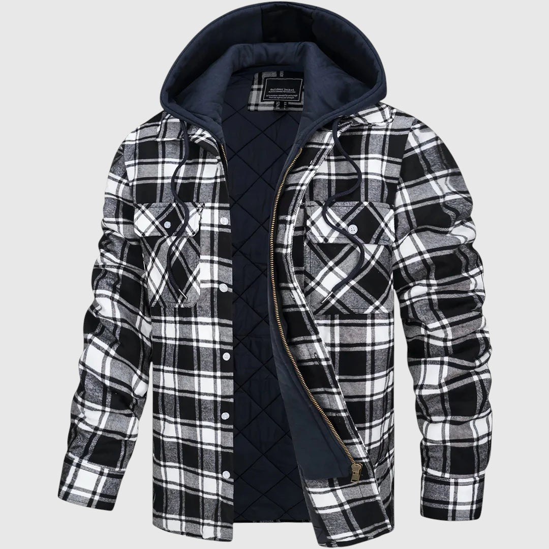 Arend – Veste chaude en mélange de laine premium