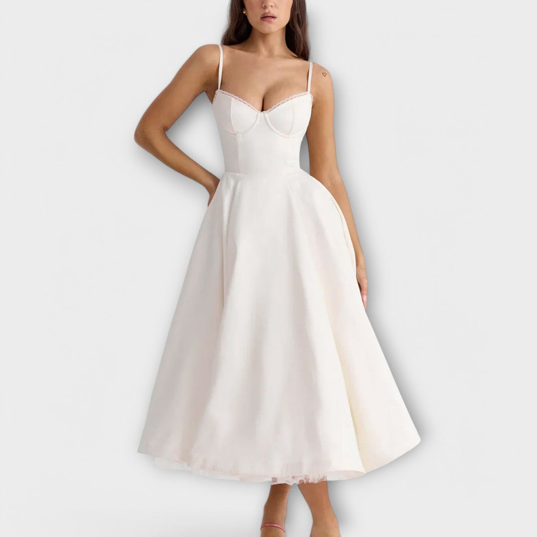 Mélie – Robe d'été légère avec détail de corset