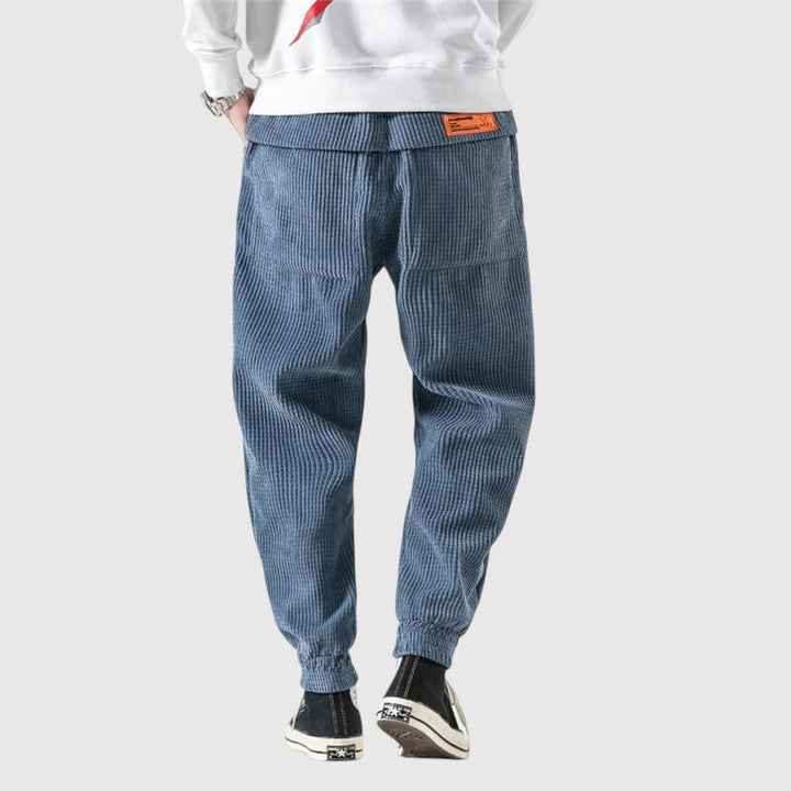 Libuše - Pantalons en velours côtelé Alloro