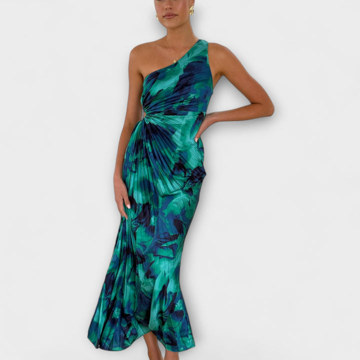 Sienna - Robe Maxi Élégante avec Découpe