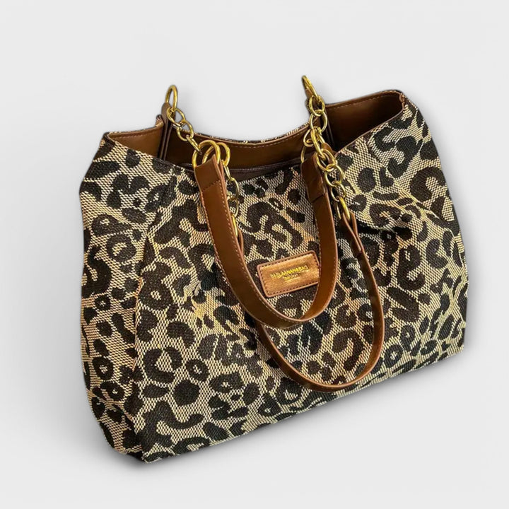 Simona – Sac à motif léopard