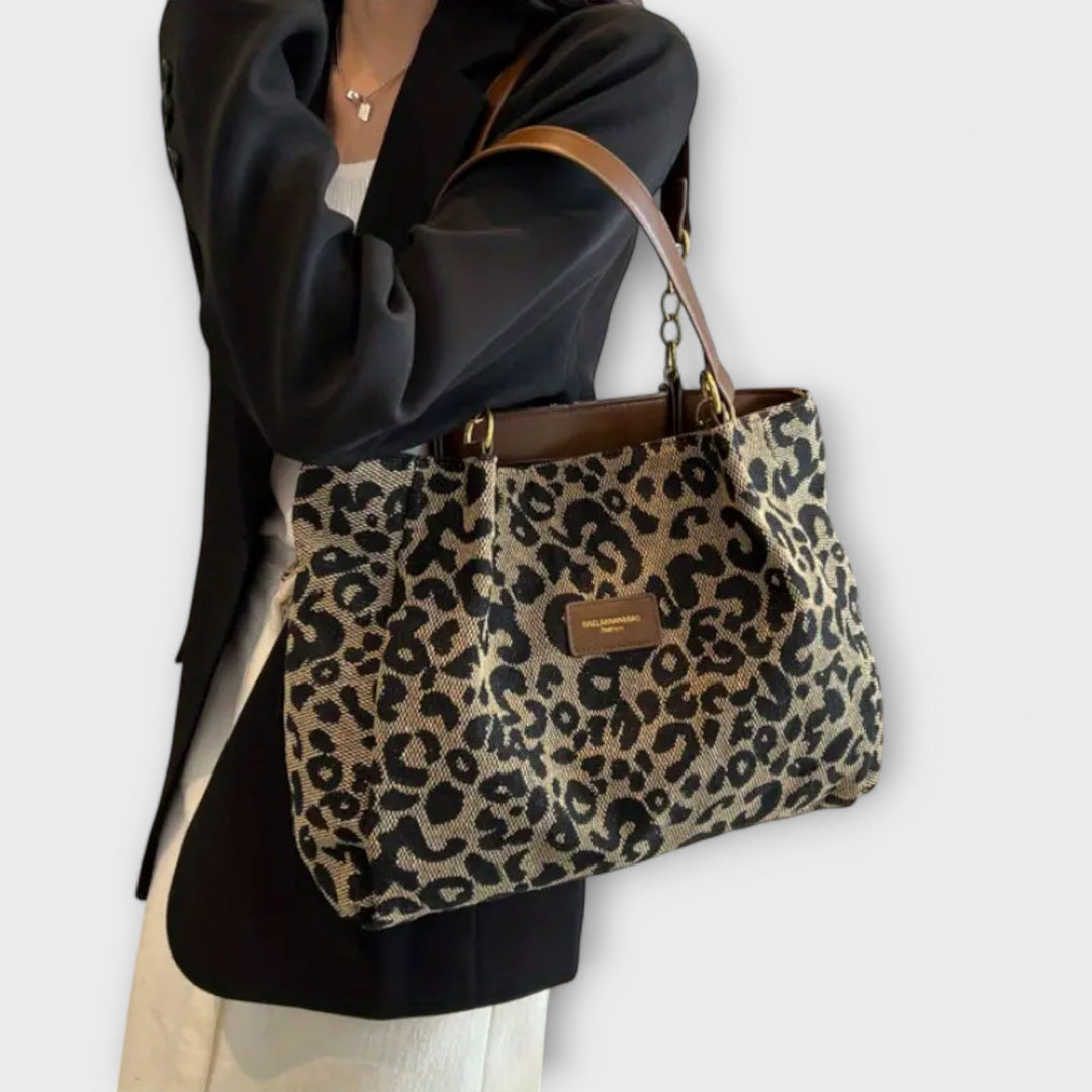 Simona – Sac à motif léopard