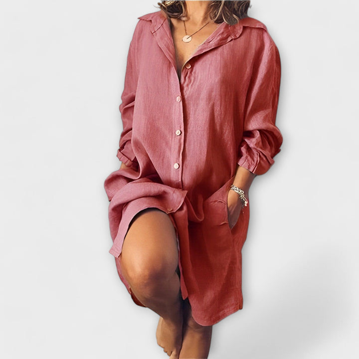 Chemise en lin décontractée pour un usage quotidien