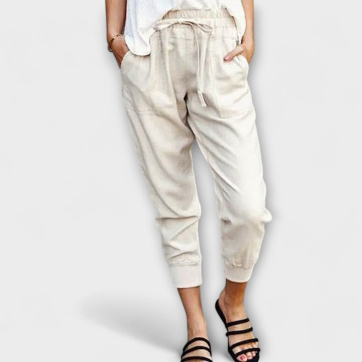 Blaire – Pantalon en lin léger avec mélange de coton