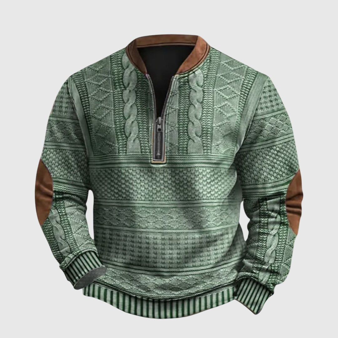 Charles - Pull à zip demi-long