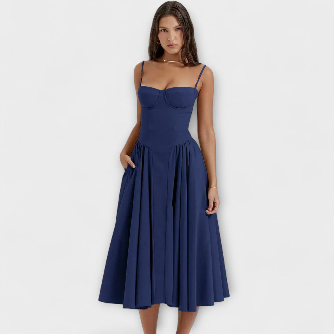 Rosalie - Robe corset élégante sans manches