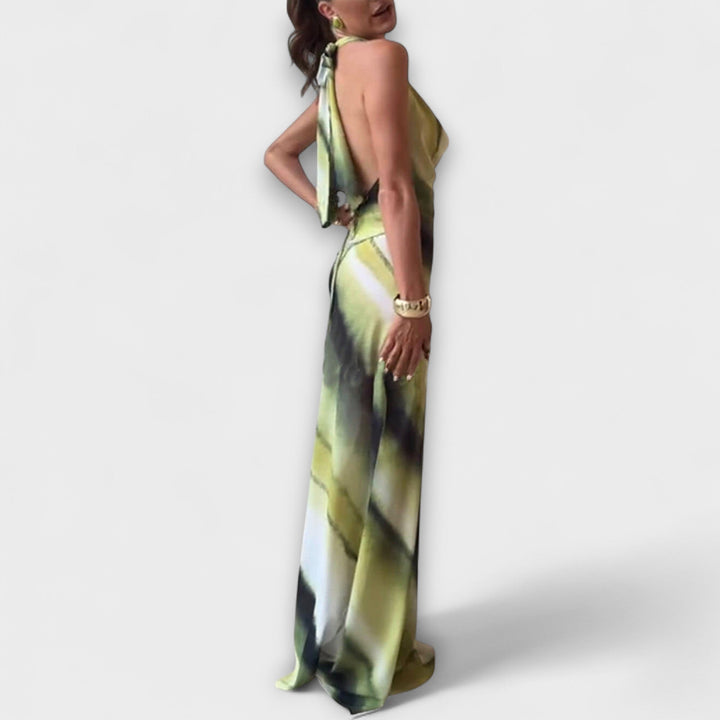 Robe maxi classique avec dégradé et tie-dye