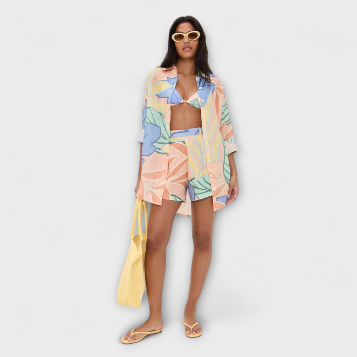 Mary - Ensemble court avec imprimé tropical de Playa Boyfriend