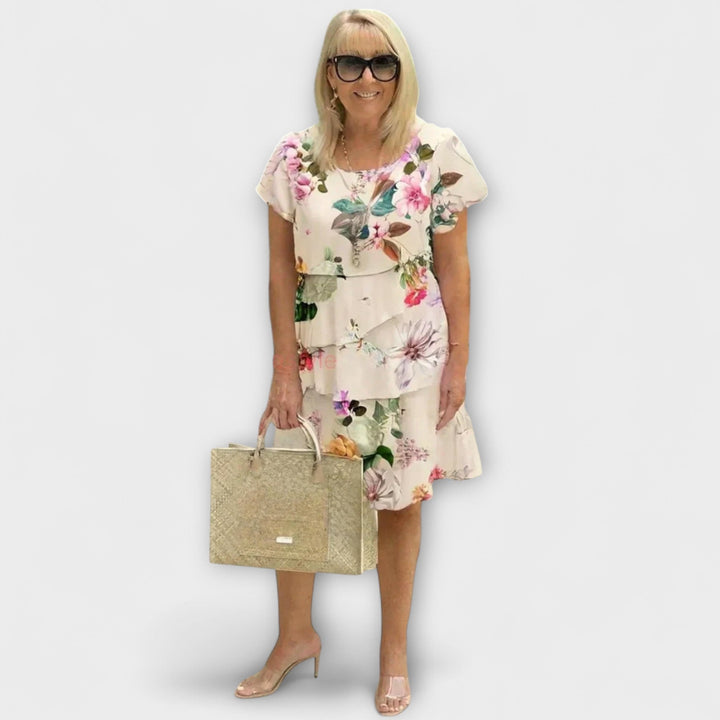 Lillian - Robe Élégante à Fleurs