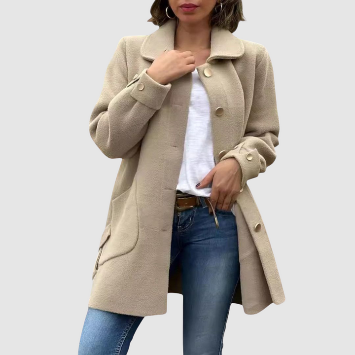 Martina - Manteau oversized classique avec boutons