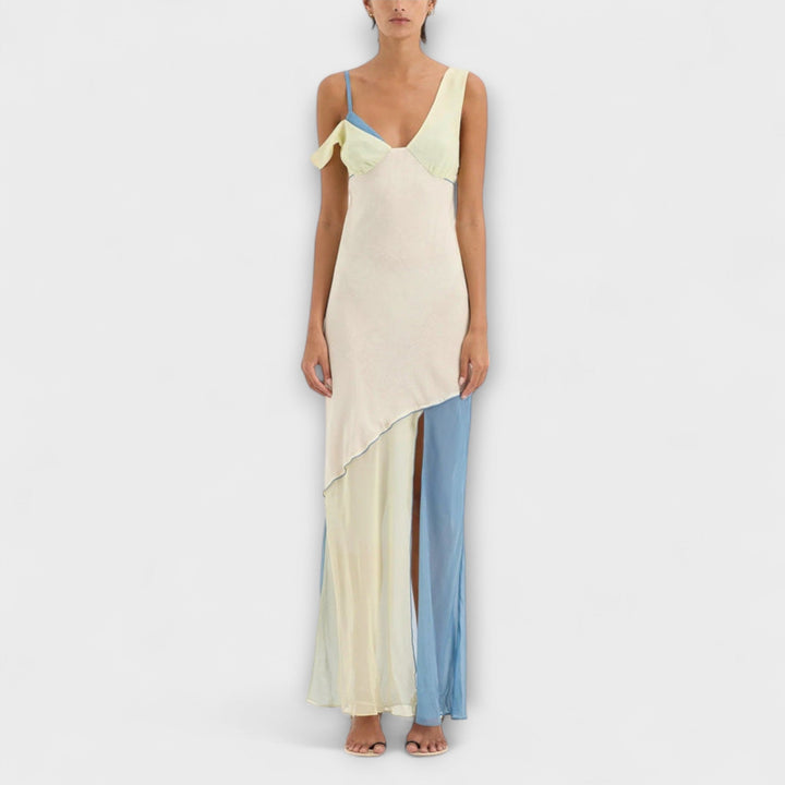 Alora - Robe midi Thames avec détails d'insertion