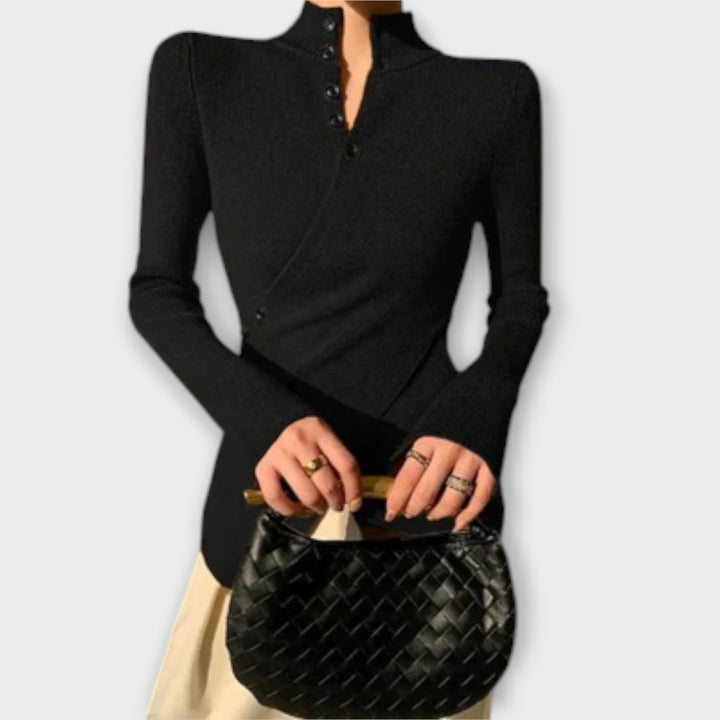 Michiko – Pull élégant en tricot de coton