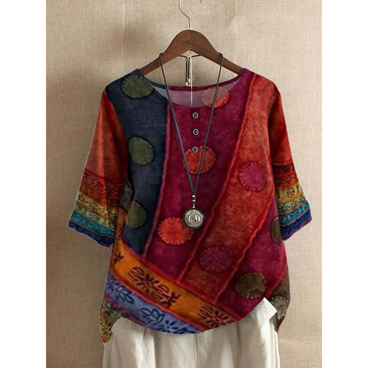 Valerie - Haut boho coloré