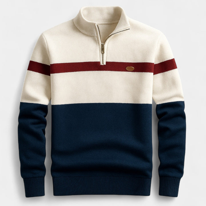 David – Pull à col zippé