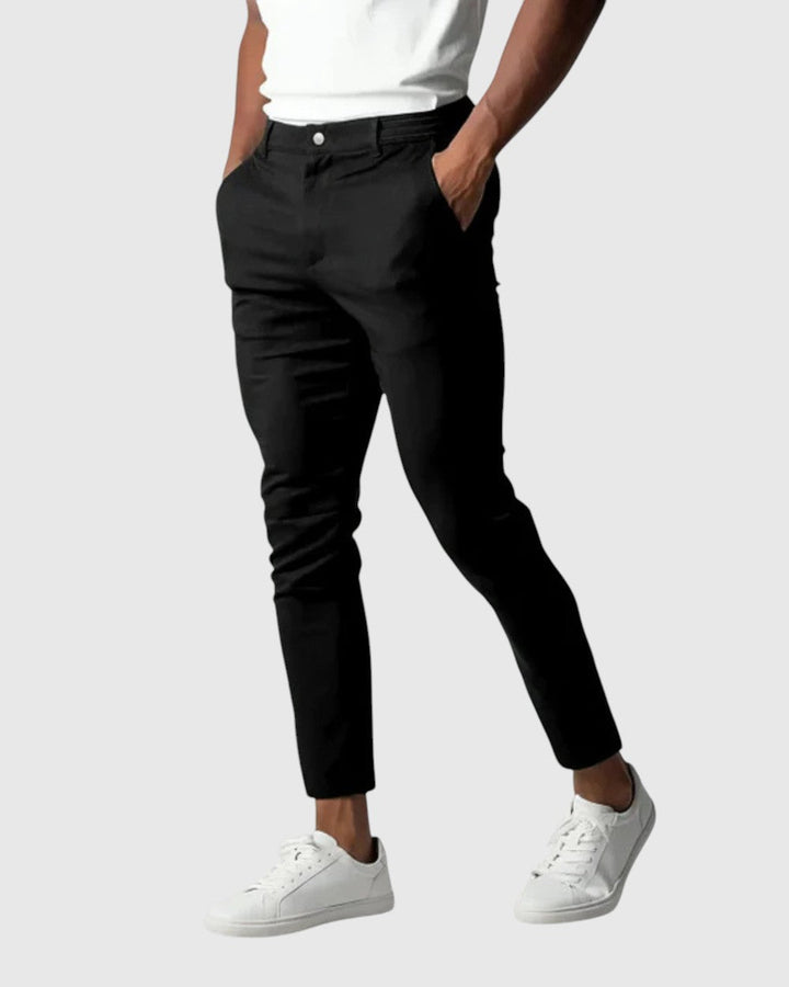 Libuše - Pantalon Elio Stretch en coton