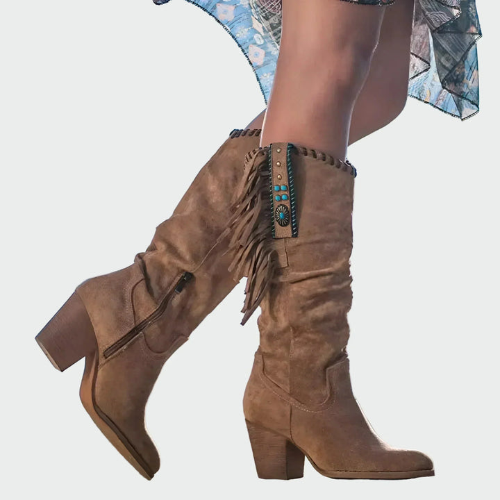 Bottes en cuir confortables