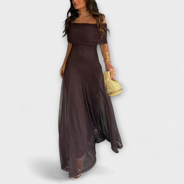 Louka - Robe maxi Toledo à une épaule