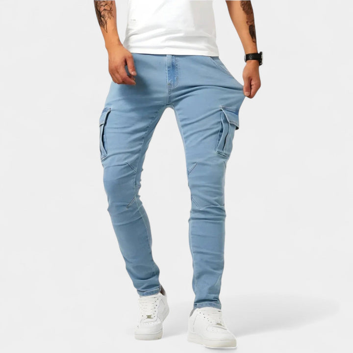 Marino – Duo de pantalons cargo avec stretch
