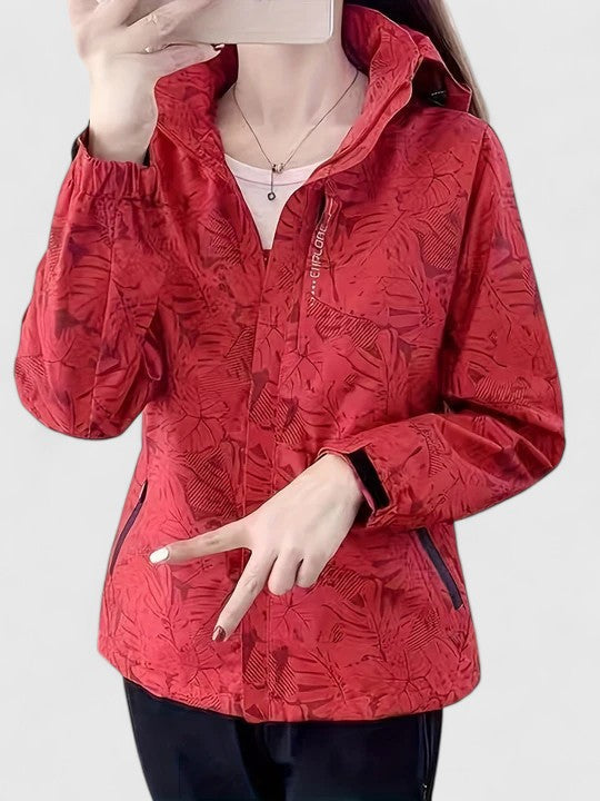 Thanyelle – Veste élégante avec imprimé botanique