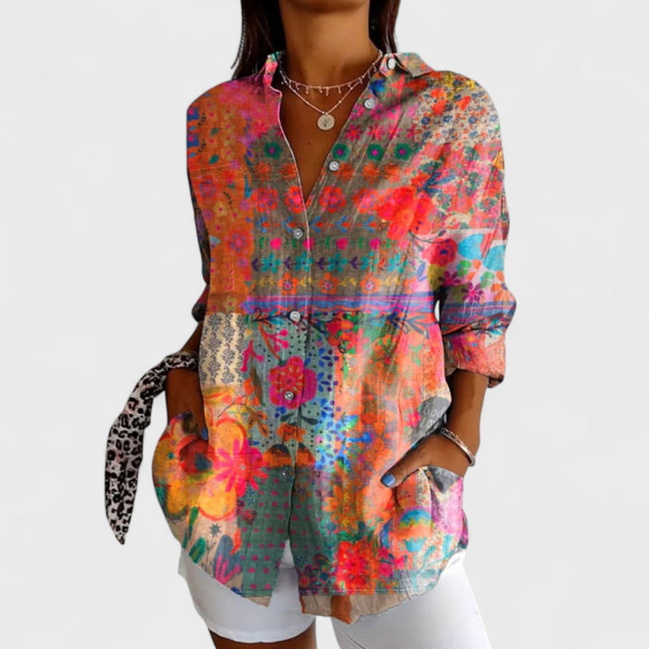 Alice - Chemise à Motif Floral