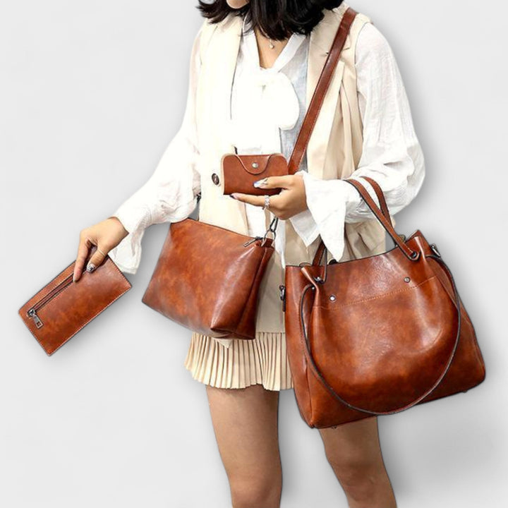 Cécile. - Sac vintage 4 pièces