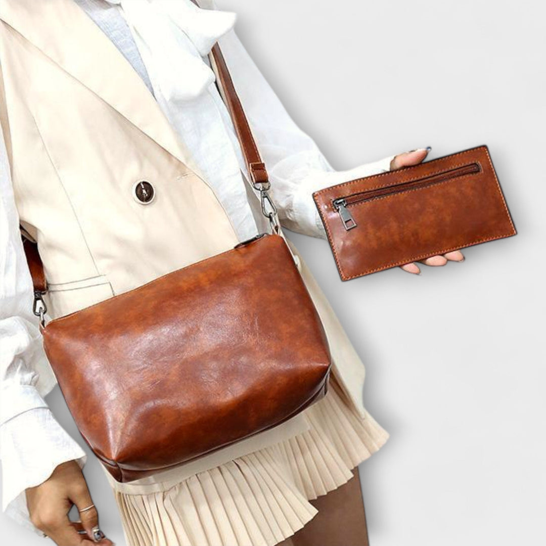 Cécile. - Sac vintage 4 pièces