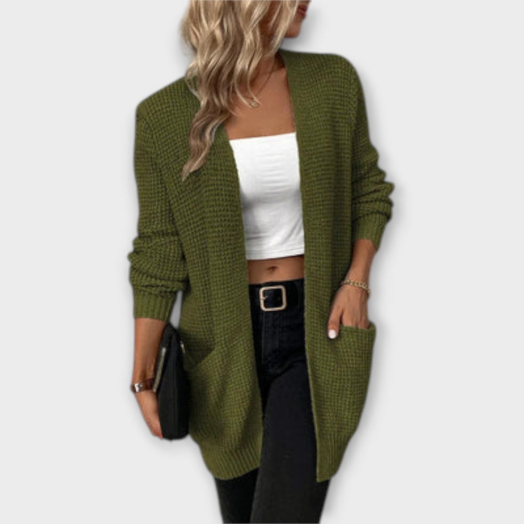 Nancy - cardigan en tricot confortable avec poches