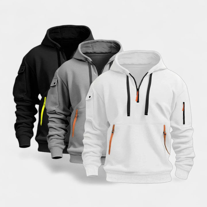Filip – Trio de sweat-shirts modernes à capuche
