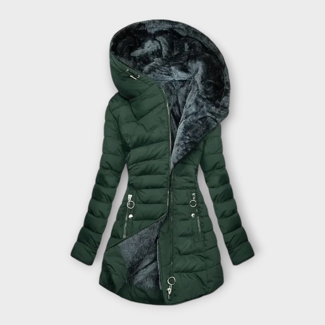 Kori - Manteau chaud avec doublure en fourrure